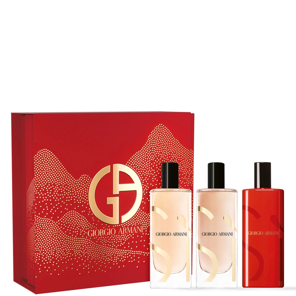 Armani Si Eau de Parfum 15ml Trio Gift Set LOOKFANTASTIC