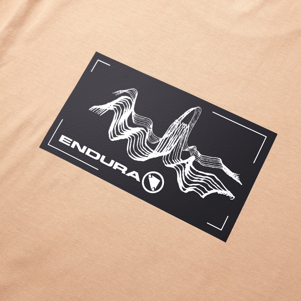 Unisex 'Fluctuate' T-Shirt - Tan