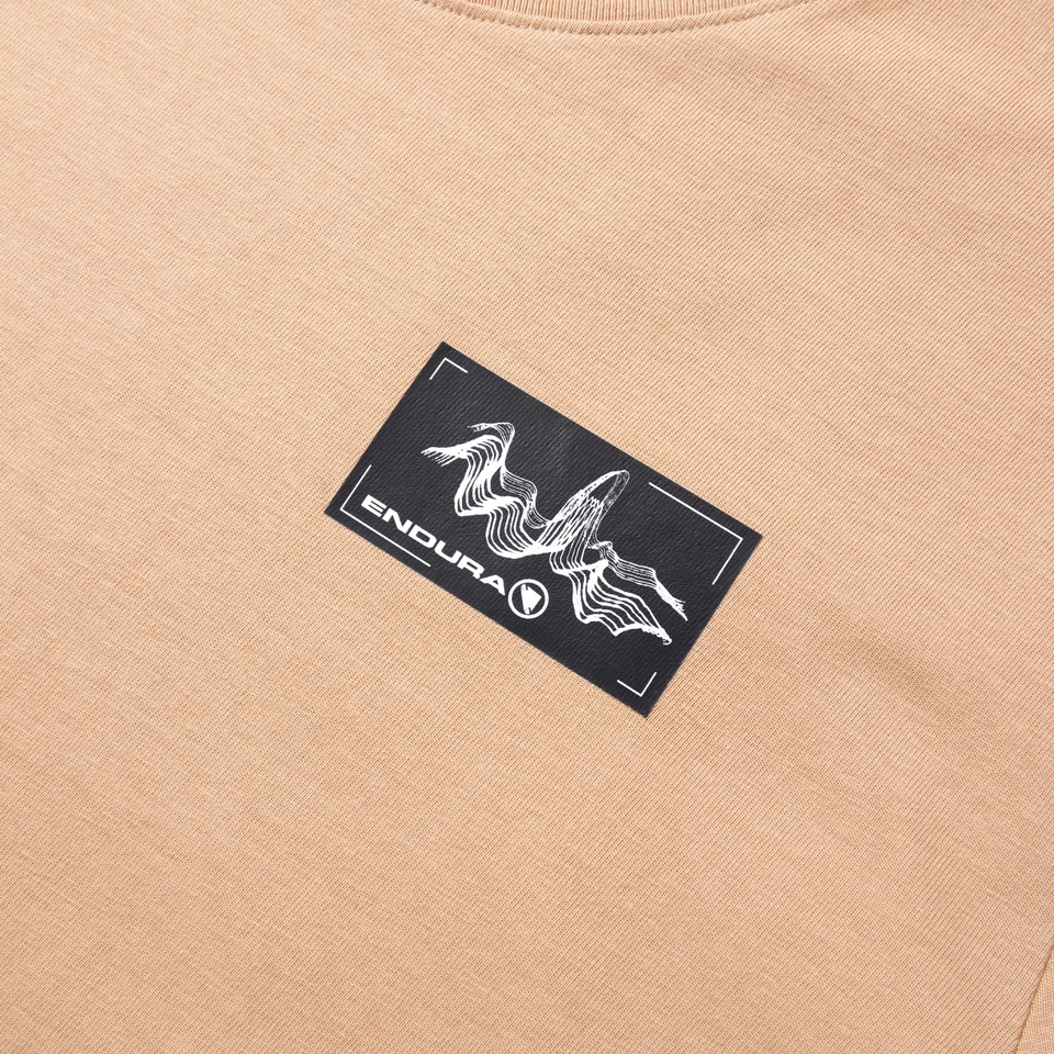 Unisex 'Fluctuate' T-Shirt - Tan