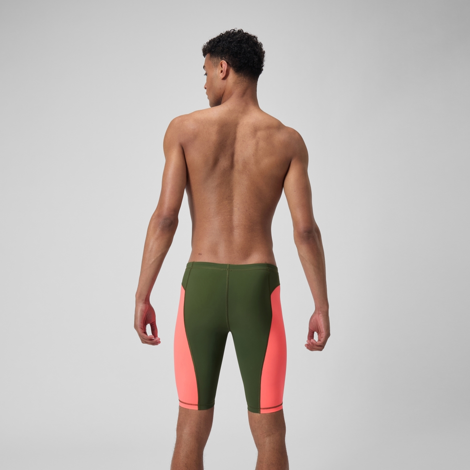 Men's Solid Vanquisher Jammer Green/Pink