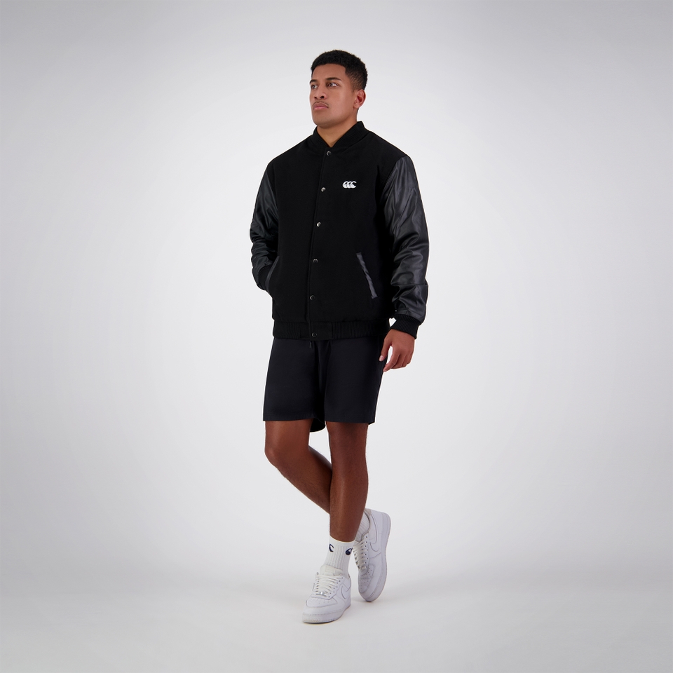 ADULT CCC LETTERMAN JACKET BLACK