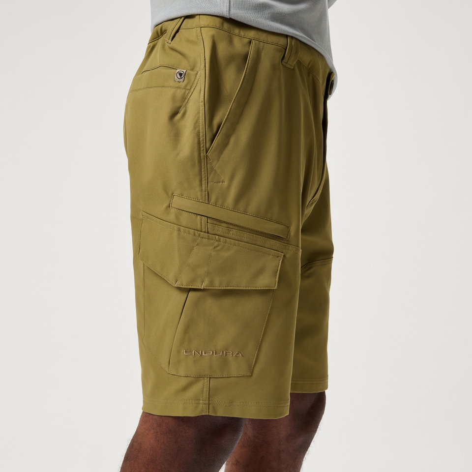 Loop Cargoshorts mit Innenhose für Herren - Braun