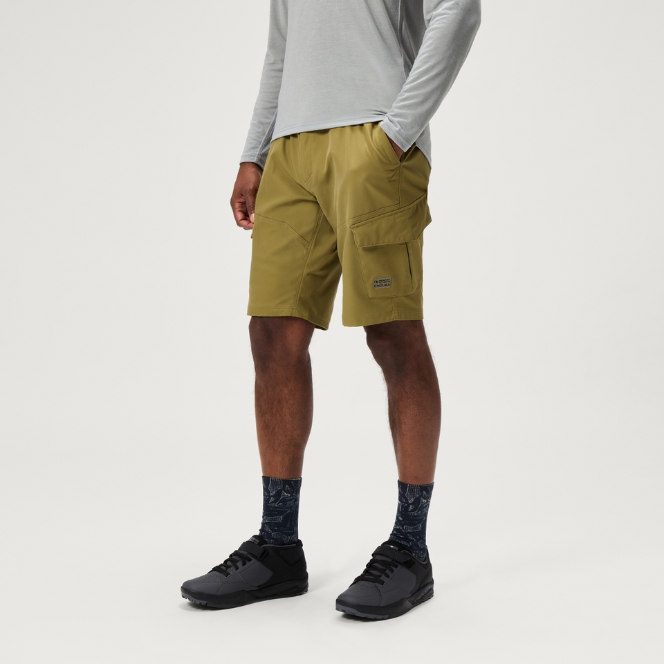 Loop Cargoshorts mit Innenhose für Herren - Braun