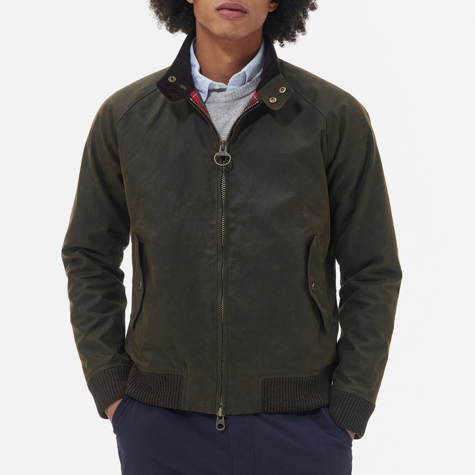 Barbour x Baracuta Porton Waxed Harrington Jacket