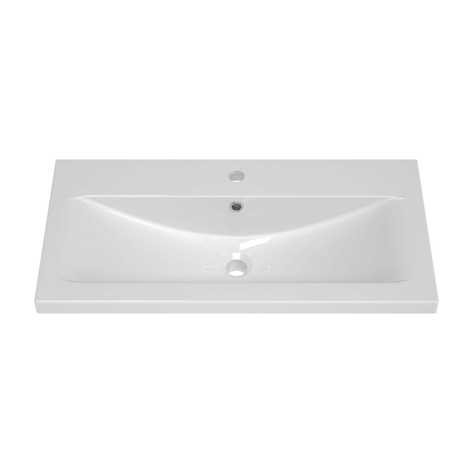 Lindo Ceramic Basin, Reduced Depth - 800mm