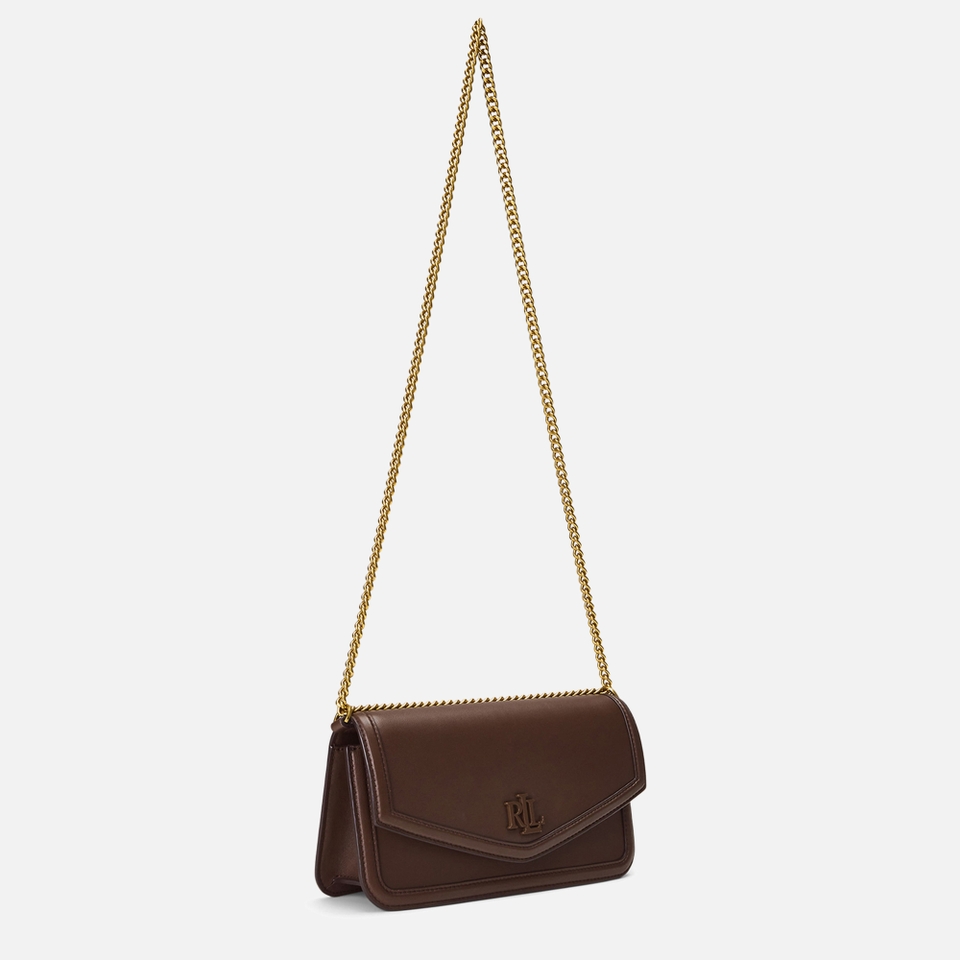 Lauren Ralph Lauren Sawyer Medium Nappa Leather Shoulder Bag