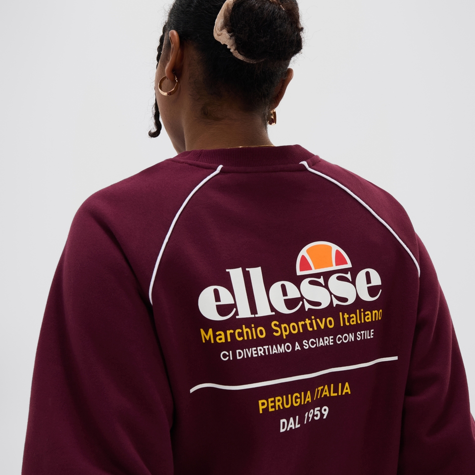 Sweatshirt Serre für Damen Burgunderrot
