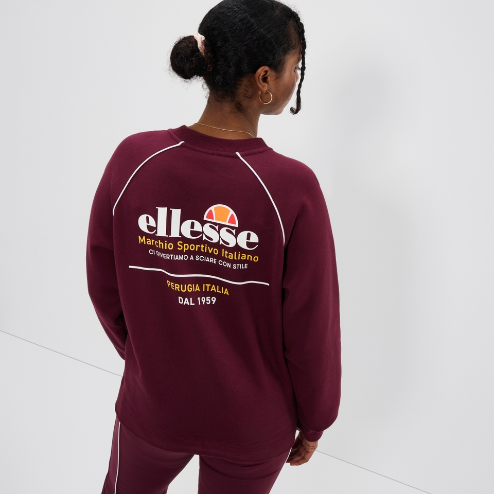 Sweatshirt Serre für Damen Burgunderrot