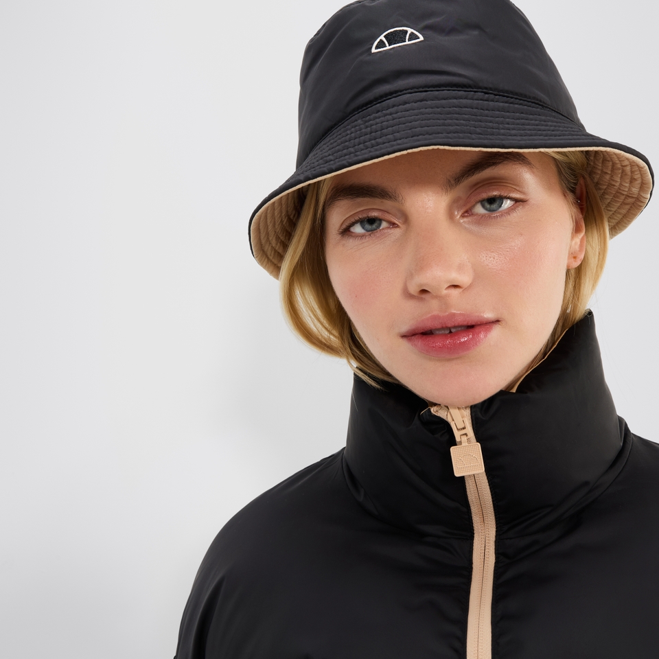 Women's Putni Reversible Bucket Hat Beige/Black