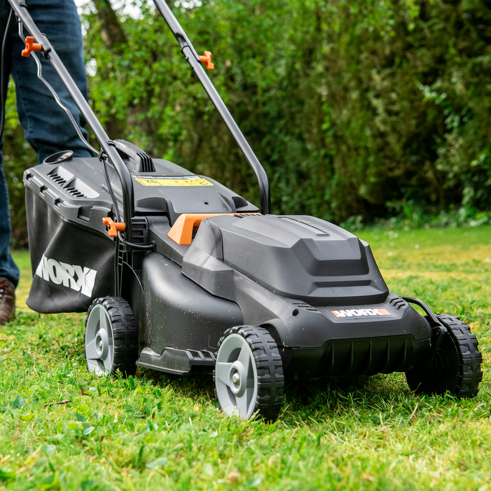 Worx WG713E.1 1200W Corded Lawn Mower 34cm Homebase