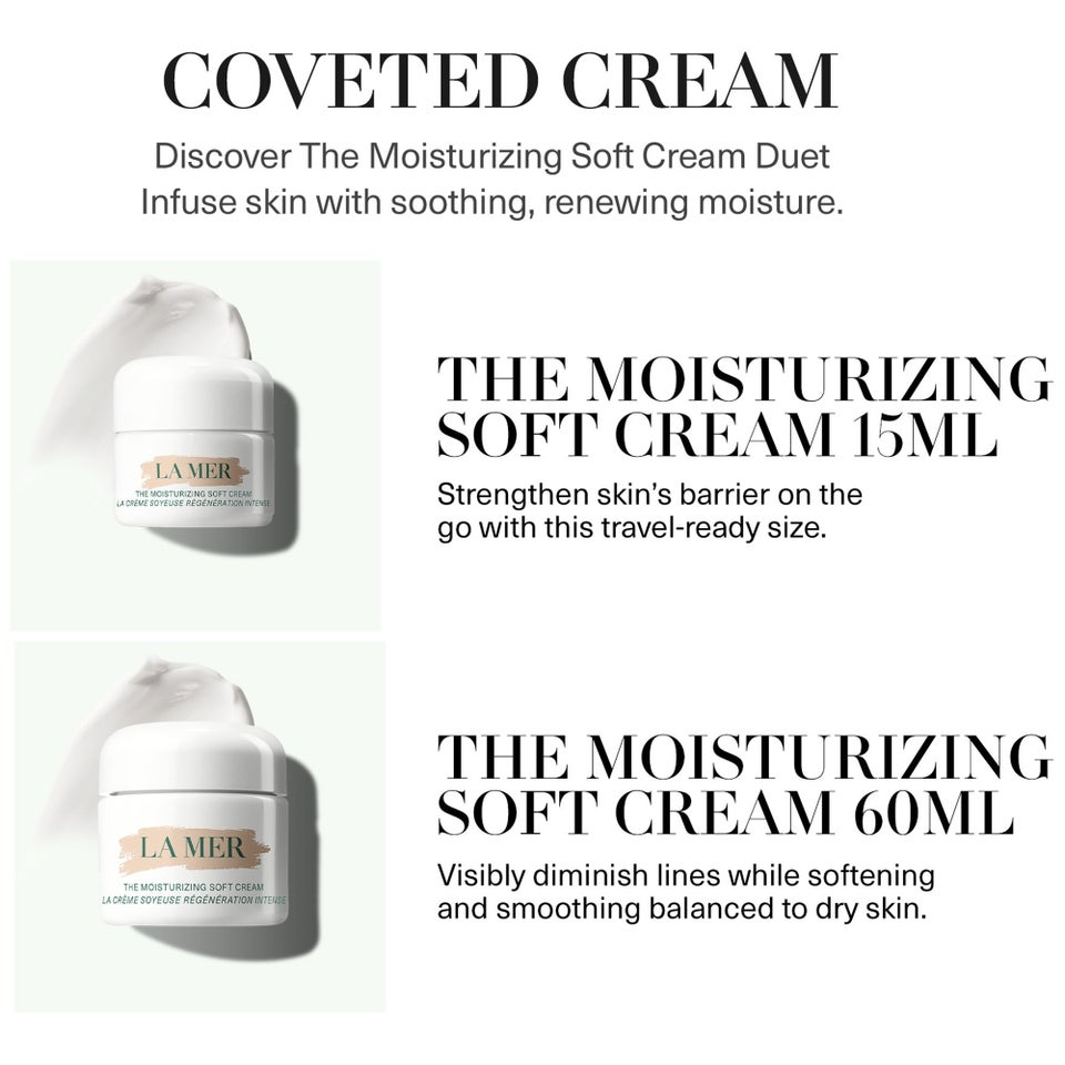 La Mer The Moisturizing Soft Cream Duet | LOOKFANTASTIC