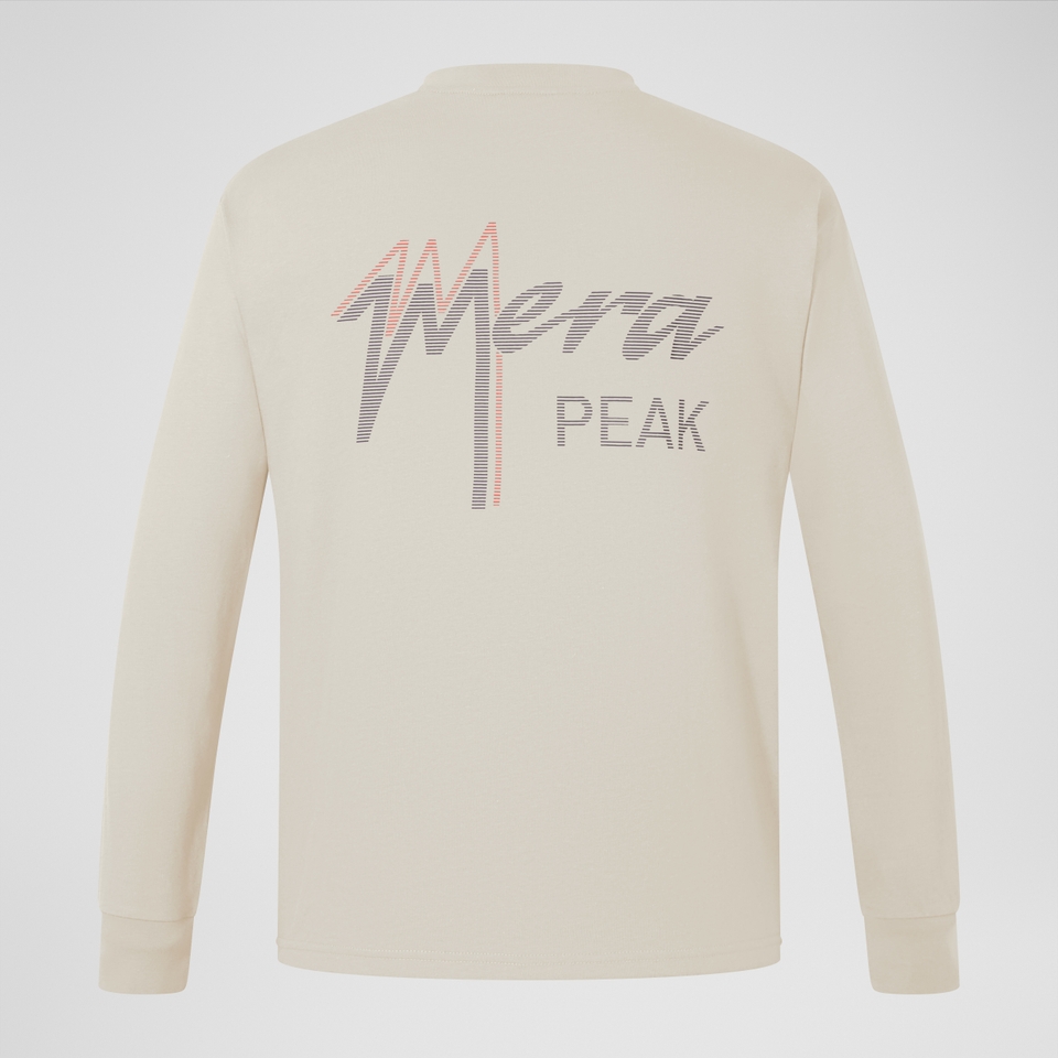 Langarm Mera Peak Unisex-Shirt Grau