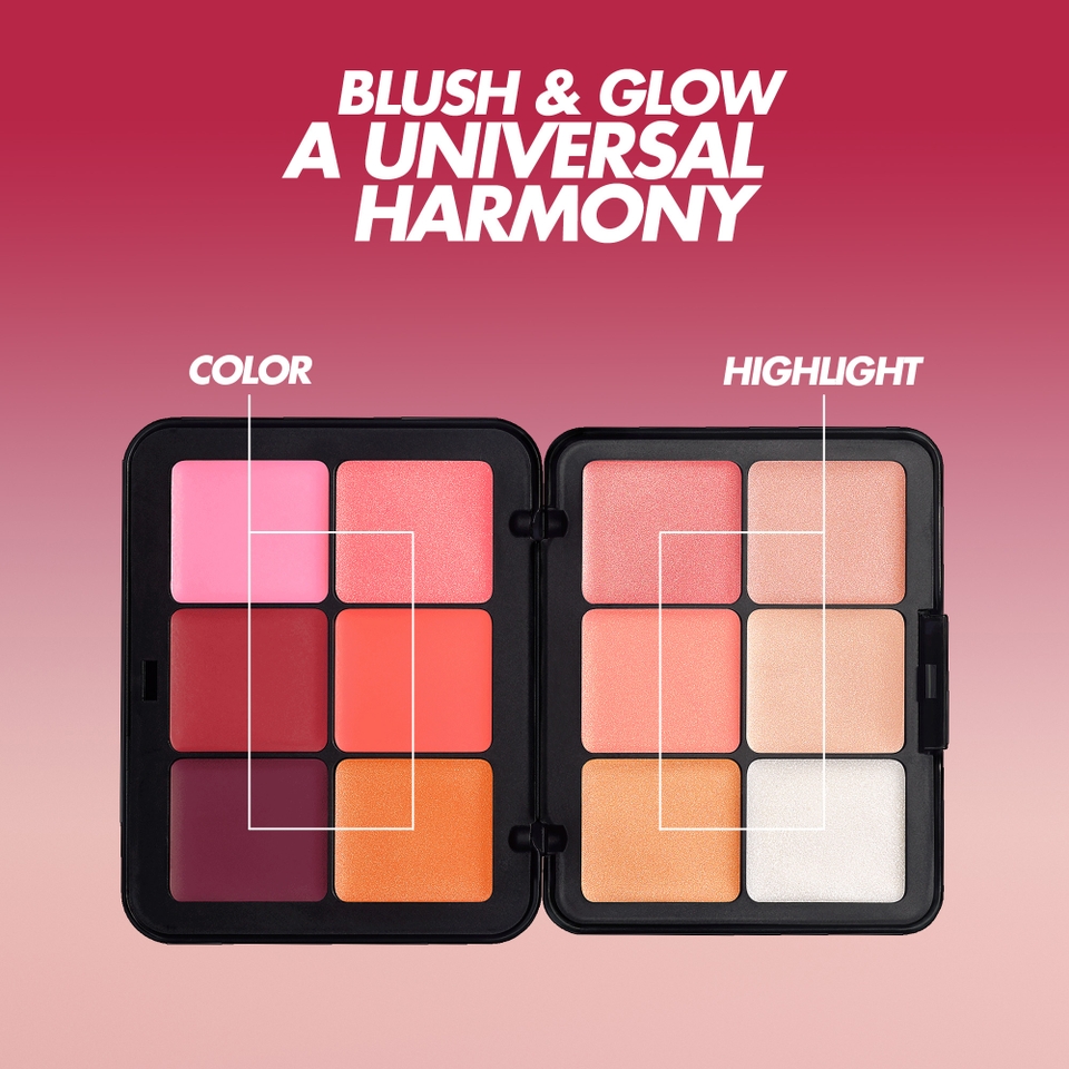アイシャドウ MAKEUPFOREVER HDSKIN BLUSH & GLOWPALETTE Amazon.com : HD Skin Blush and Glow Palette by Make Up For