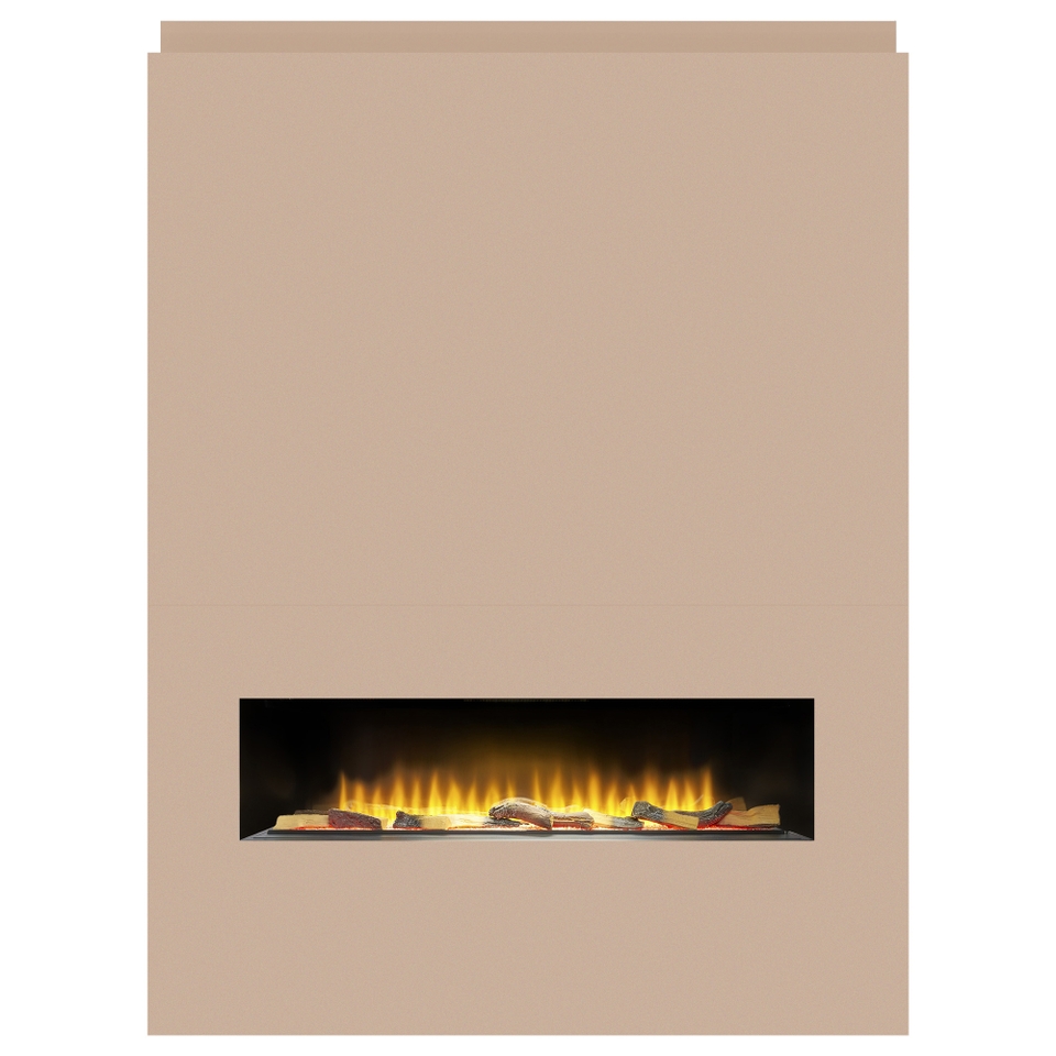 Adam Sahara Electric Inset Wall Fire with Pre-Built Fully Inset Media Wall 1