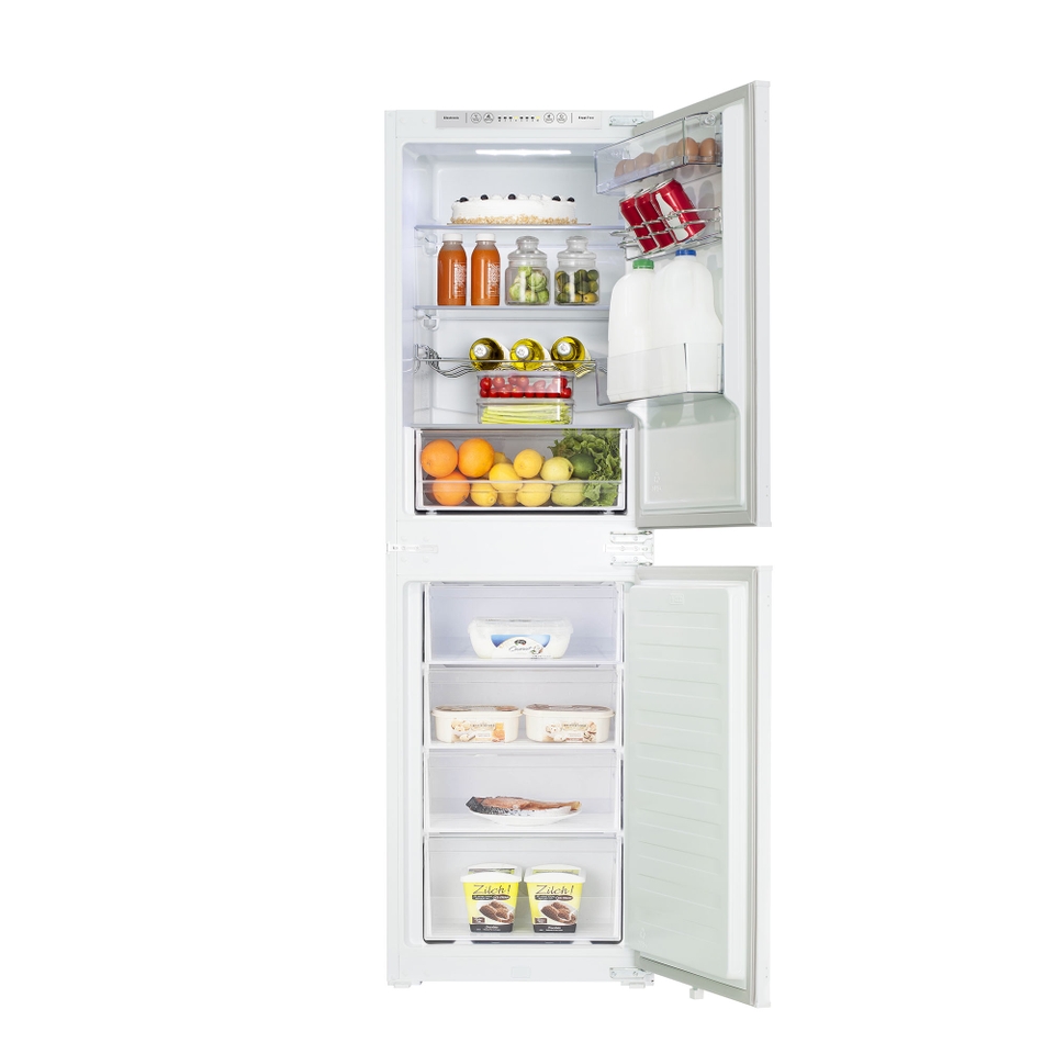 Hisense RIB291F4AWE 50/50 Integrated Frost Free Fridge Freezer with Sliding Door Fixing Kit