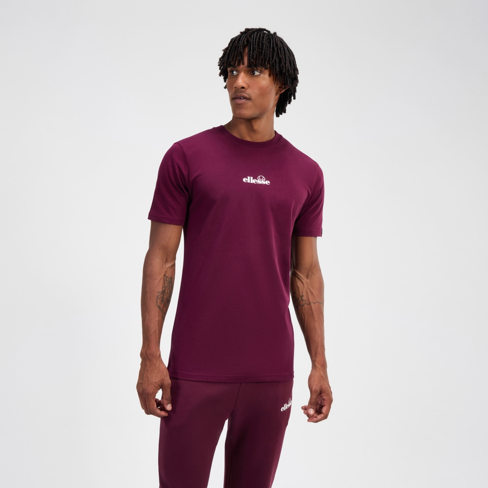 T-Shirt Ollio für Herren Burgunderrot