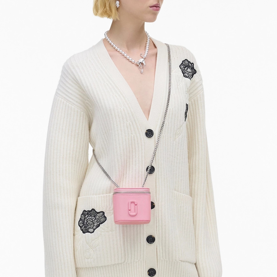 Marc Jacobs The Mini Vanity Leather Bag
