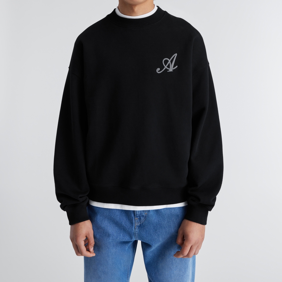 Axel Arigato Rook Embroidered Cotton Jersey Sweatshirt L Coggles