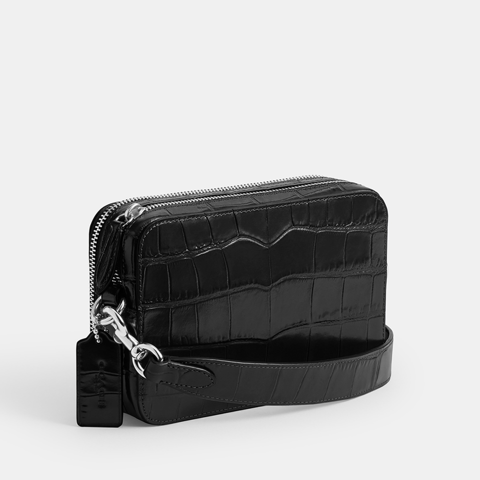 Coach Charter 19 Croc-Effect Leather Crossbody Bag