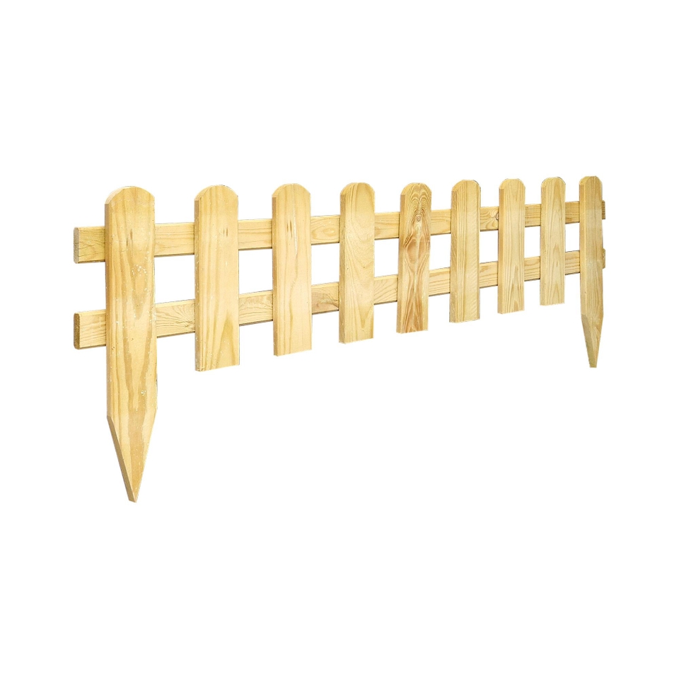 Grange Garden Picket Fence 115x 40/25 Homebase