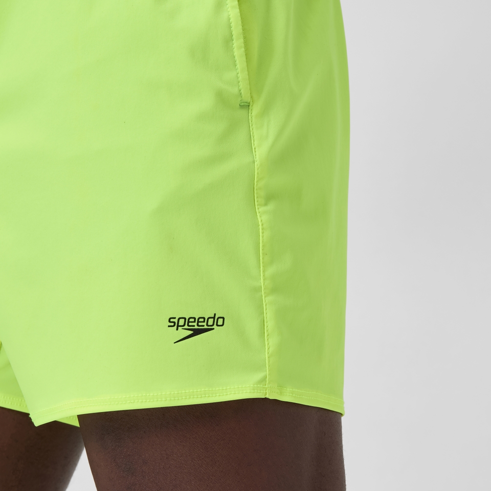 Short de bain uni Lookout 40 cm, hommes, jaune