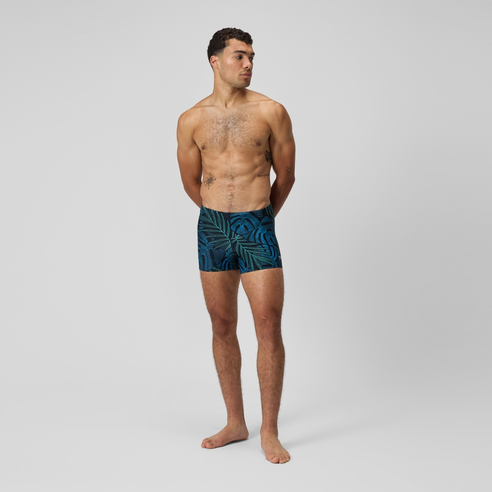 Beachstar Bedruckte Aquashorts Schwarz für Herren