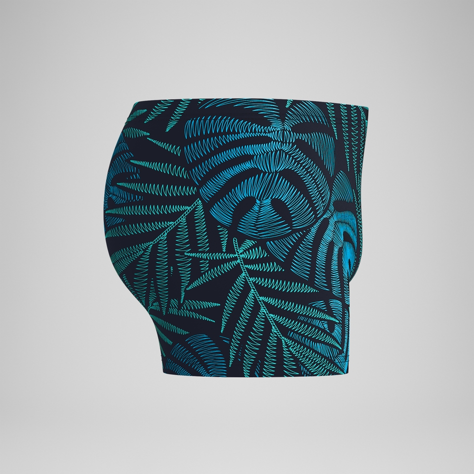 Beachstar Bedruckte Aquashorts Schwarz für Herren