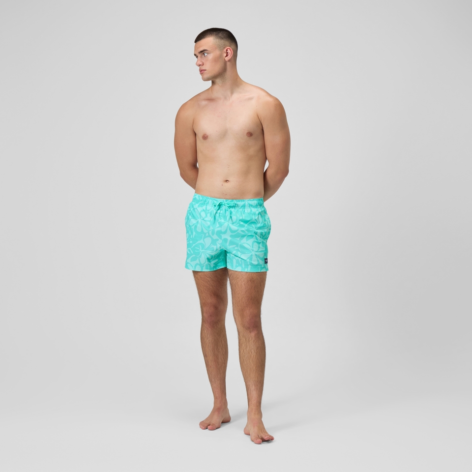 Redondo Edge Bedruckte Badeshorts 35 cm Türkis für Herren
