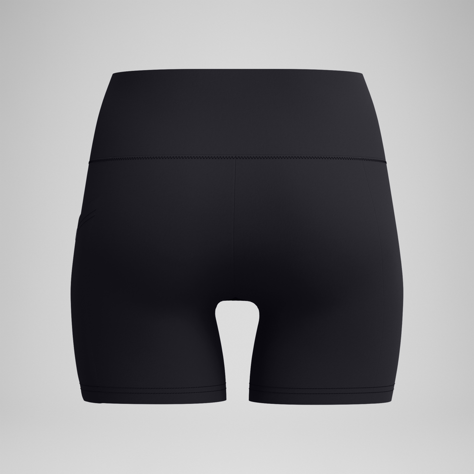 Einfarbige Badeshorts 13 cm Grün für Damen