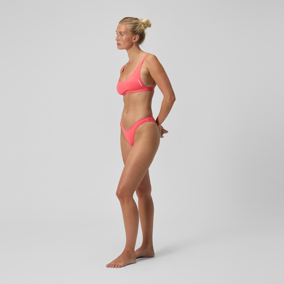 Women's FLU3NTE Scoop Bikini Bottom Coral