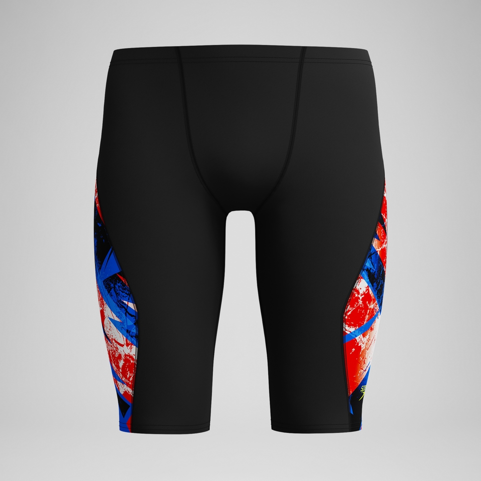 Boys Bolted Splice Jammer Black/Red