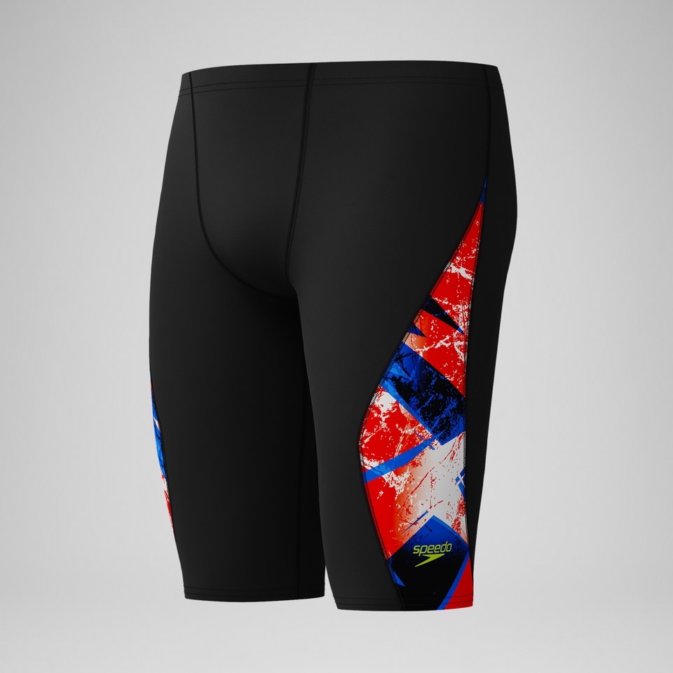 Boys Bolted Splice Jammer Black/Red