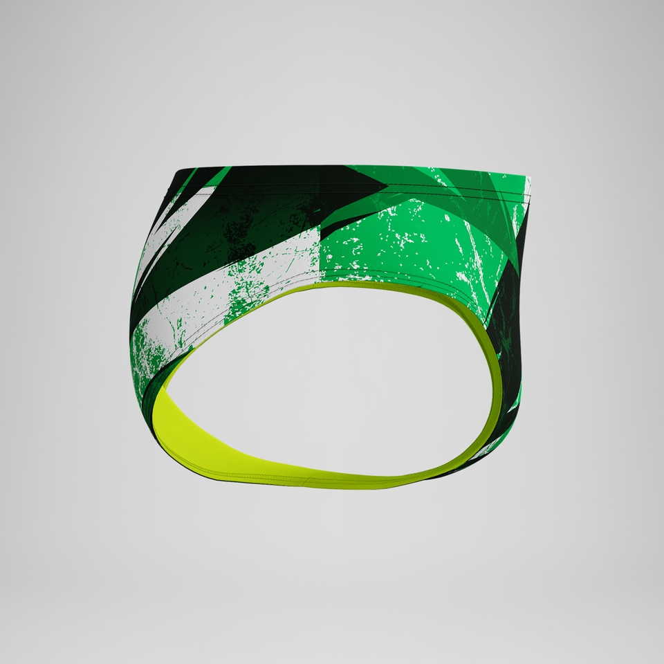 Boys Bolted Brief Green