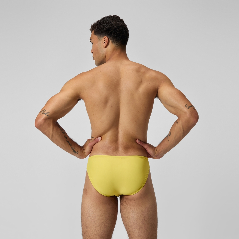 Men's Solid Beachstar 2" Brief Yellow