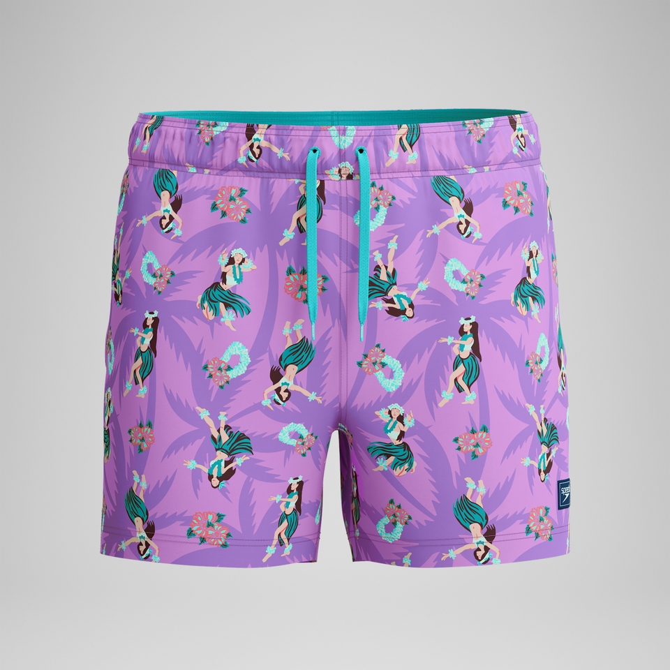 Short de bain Redondo Edge imprimé 35 cm, hommes, rose