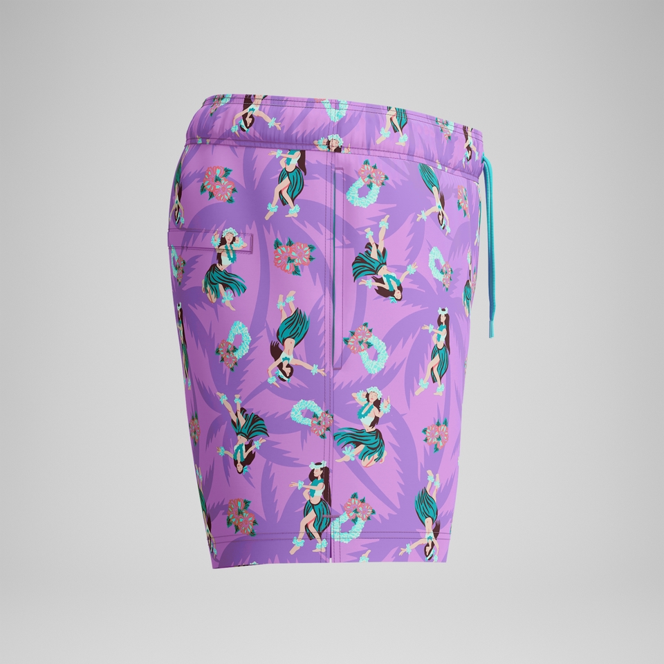 Short de bain Redondo Edge imprimé 35 cm, hommes, rose