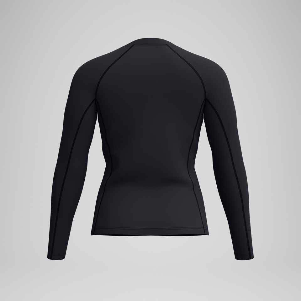Women's Long Sleeve Swim Top Black