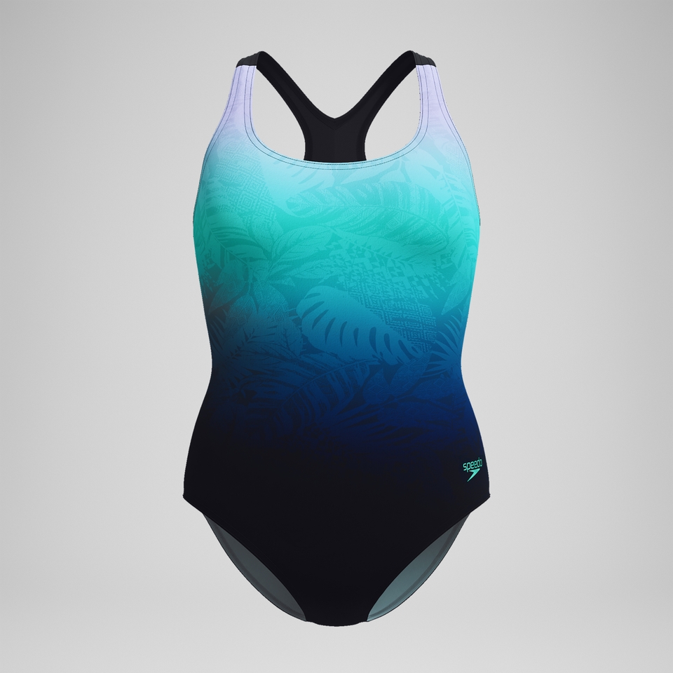 Women's Ombre Ultraback One Piece Black/Blue