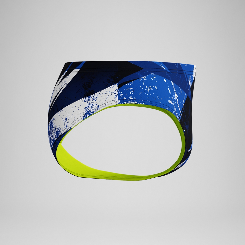Boys Bolted Brief Blue