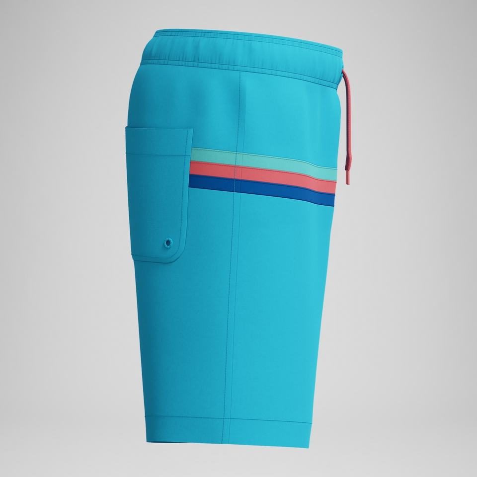 Kid's Colorblock Redondo Volley 15" Swim Trunks Blue