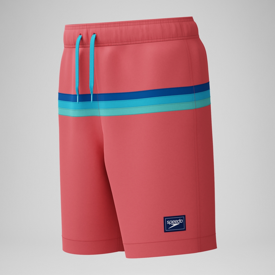 Kids's Colorblock Redondo Volley 15" Swim Trunks Pink/Blue