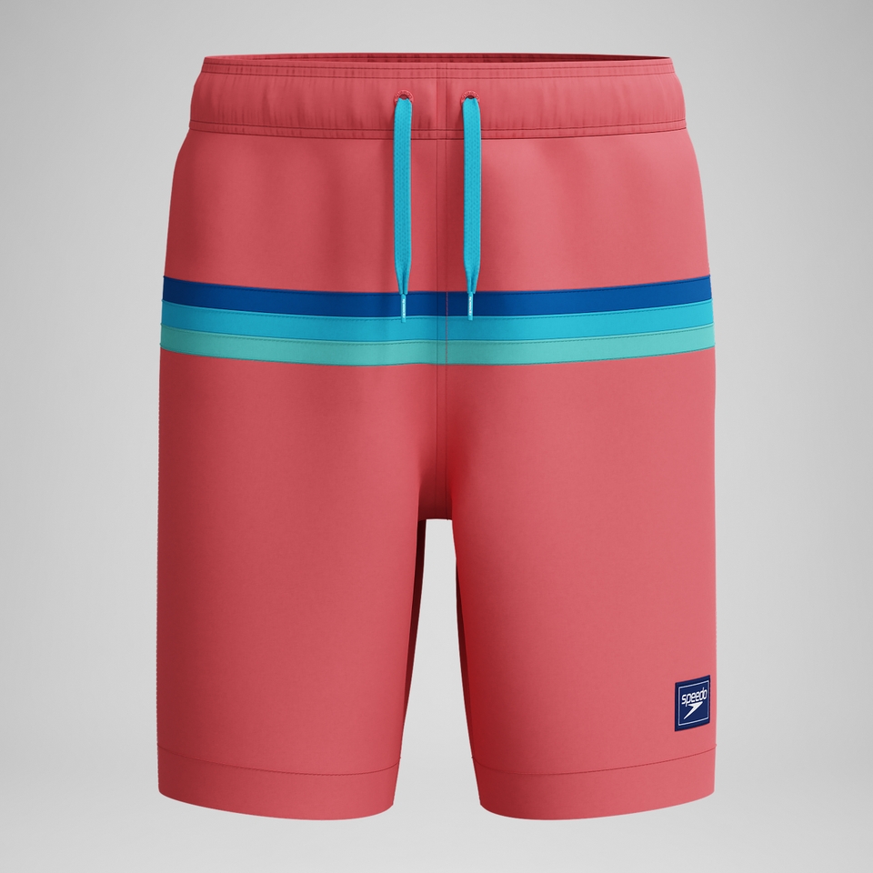 Kids's Colorblock Redondo Volley 15" Swim Trunks Pink/Blue