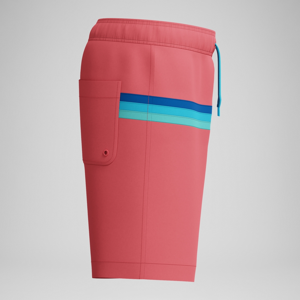 Kids's Colorblock Redondo Volley 15" Swim Trunks Pink/Blue