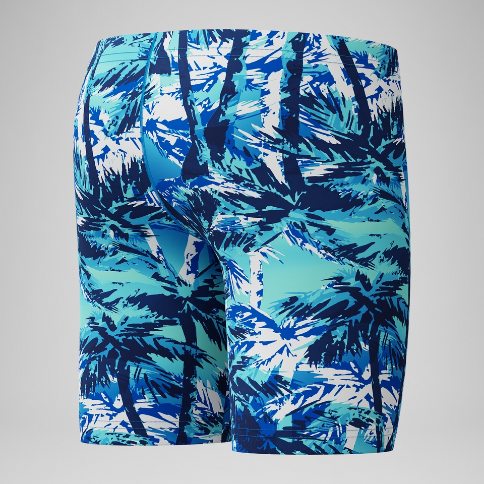 Boy's Print Jammer Blue