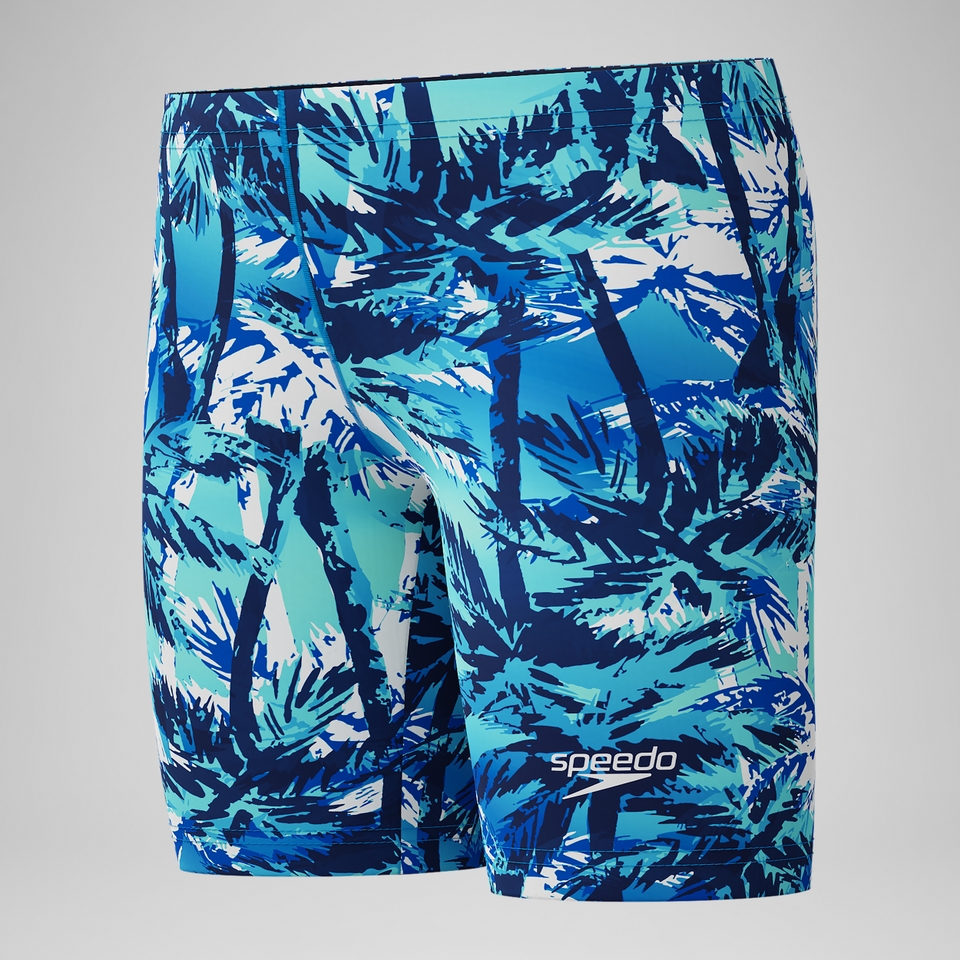 Boy's Print Jammer Blue