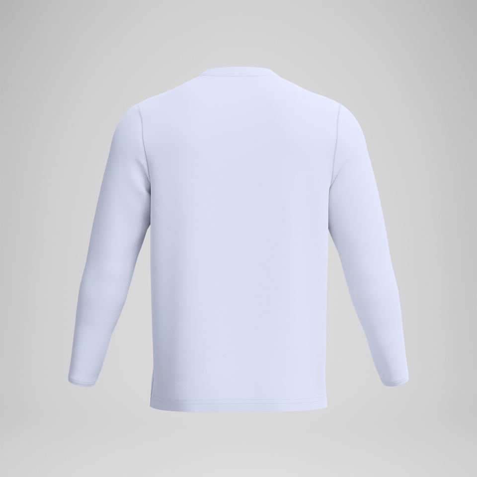 Men's Long Sleeve Swim Shirt White