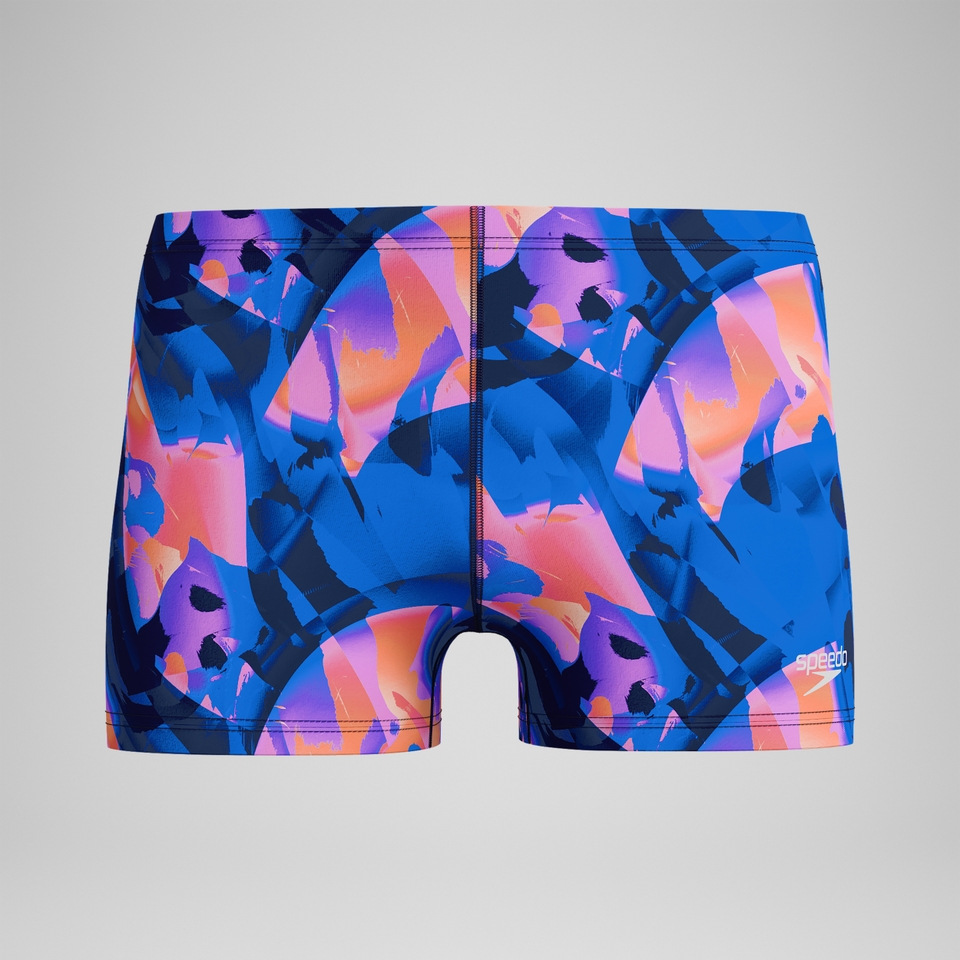 Beachstar Bedruckte Aquashorts Blau/Pink für Herren