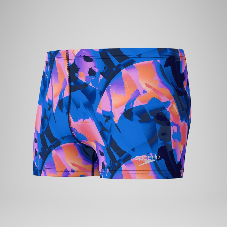 Beachstar Bedruckte Aquashorts Blau/Pink für Herren