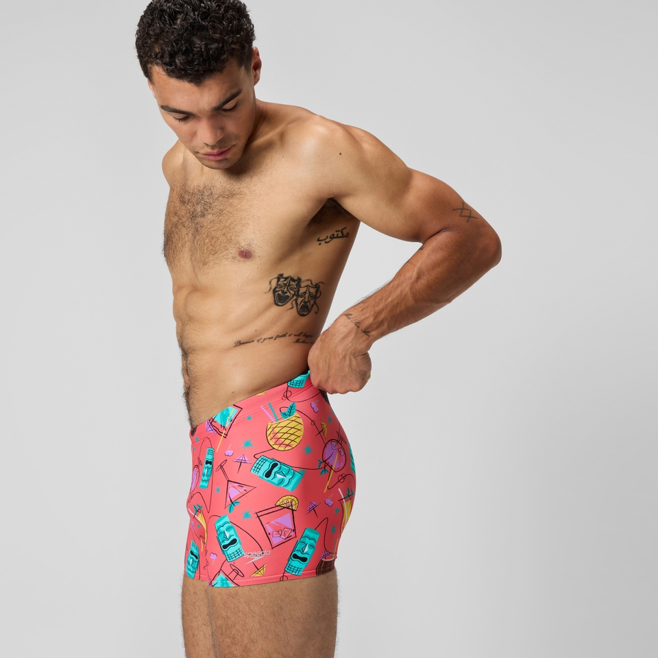 Beachstar Bedruckte Aquashorts Orange für Herren