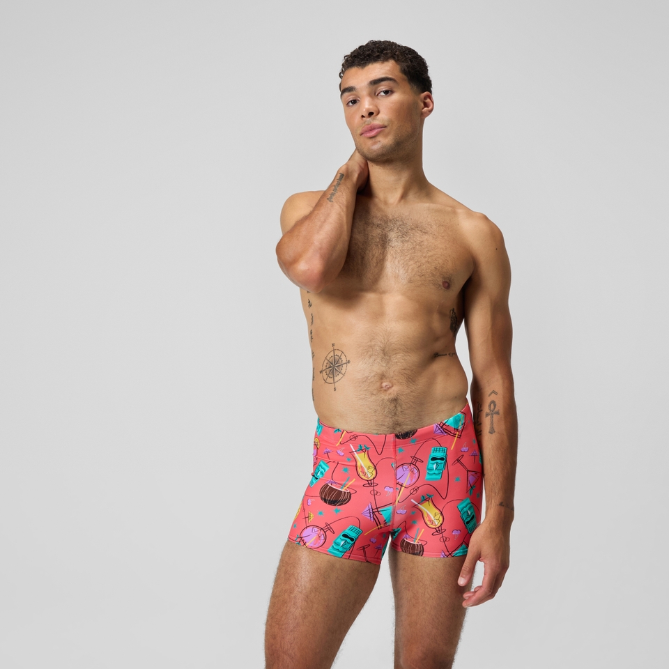 Beachstar Bedruckte Aquashorts Orange für Herren